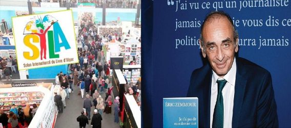 Eric Zemmour présent au SILA à travers son livre.